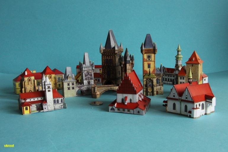 12 pohlednic Prahy (Pln� velikost v nov�m okn�) 12 pohlednic Prahy