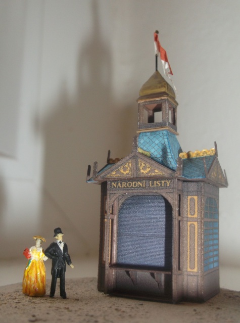 Kiosek Národní listy 1891 Kiosek Národní listy 1891
