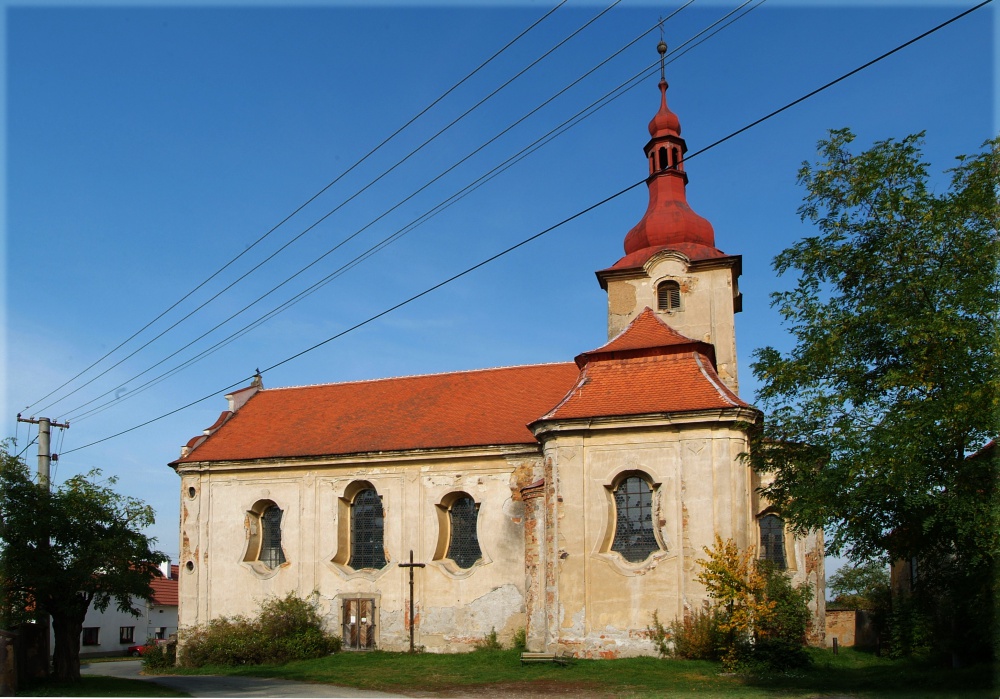 kostel Nejsvětějí Trojice, Jezná (Plná velikost v novém okně) kostel Nejsvětějí Trojice, Jezná