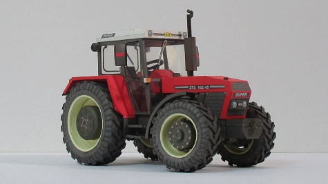Zetor 162 45 + Velkoobjemový přívěs Zetor 162 45 + Velkoobjemový přívěs