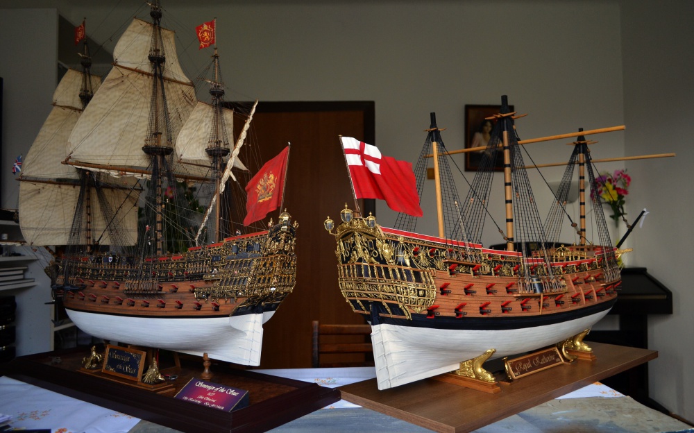 HMS ROYAL KATHERINE 1664 (Plná velikost v novém okně) HMS ROYAL KATHERINE 1664