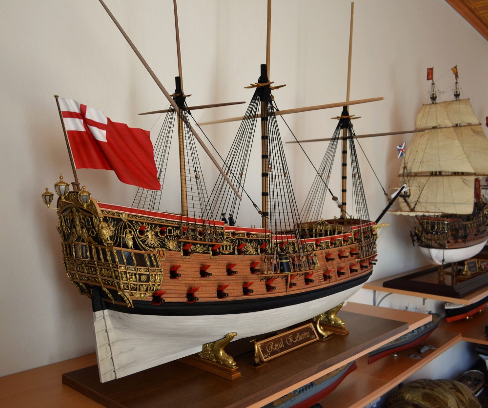 HMS ROYAL KATHERINE 1664 (Plná velikost v novém okně) HMS ROYAL KATHERINE 1664