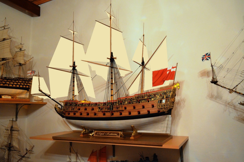 HMS ROYAL KATHERINE 1664 (Plná velikost v novém okně) HMS ROYAL KATHERINE 1664