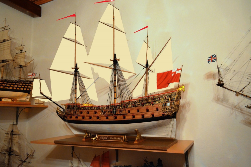HMS ROYAL KATHERINE 1664 (Plná velikost v novém okně) HMS ROYAL KATHERINE 1664