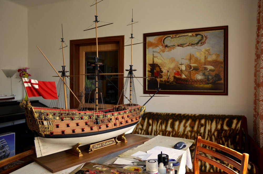 HMS ROYAL KATHERINE 1664 (Plná velikost v novém okně) HMS ROYAL KATHERINE 1664