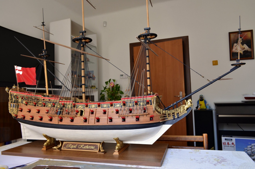 HMS ROYAL KATHERINE 1664 (Plná velikost v novém okně) HMS ROYAL KATHERINE 1664