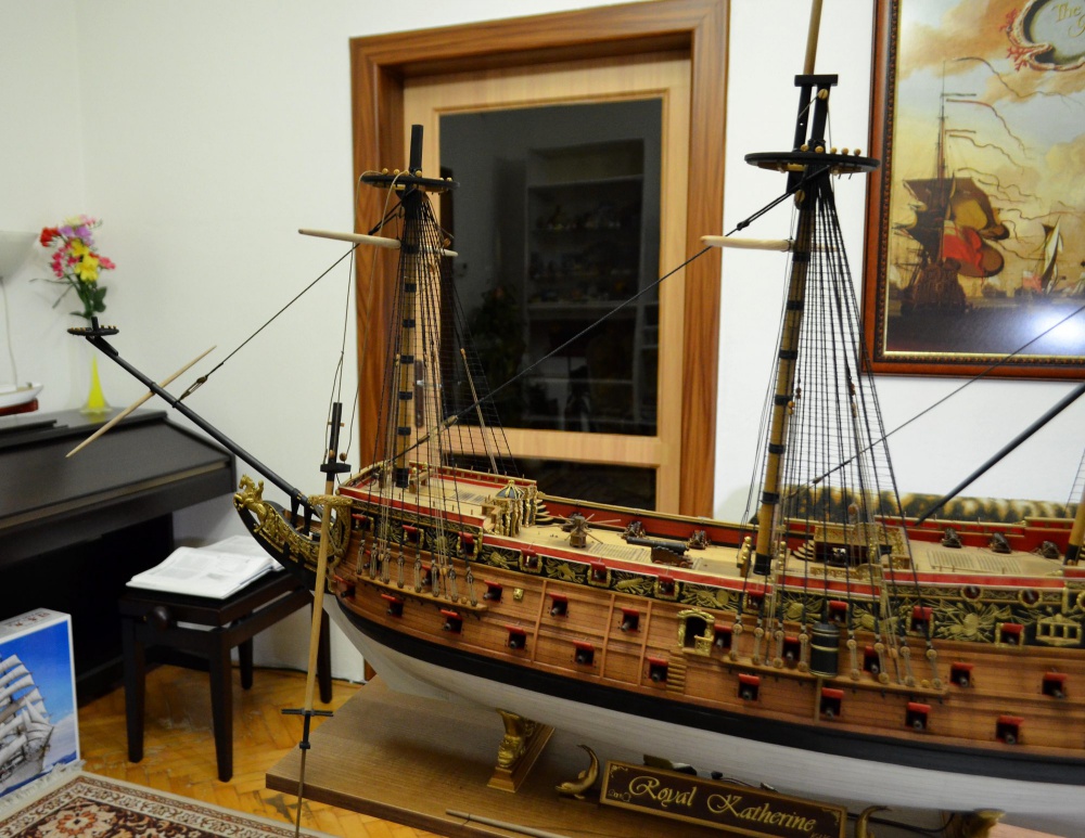 HMS ROYAL KATHERINE 1664 (Plná velikost v novém okně) HMS ROYAL KATHERINE 1664