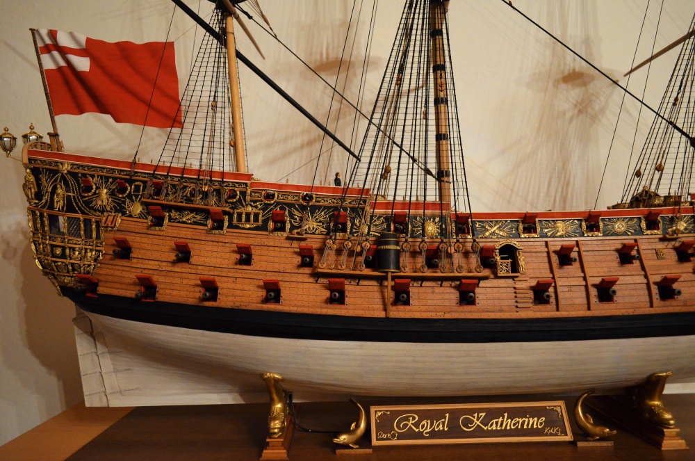 HMS ROYAL KATHERINE 1664 (Plná velikost v novém okně) HMS ROYAL KATHERINE 1664