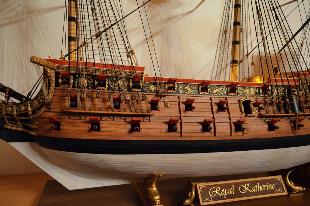 HMS ROYAL KATHERINE 1664 (Plná velikost v novém okně) HMS ROYAL KATHERINE 1664