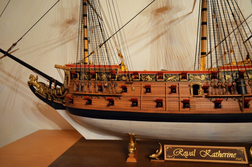 HMS ROYAL KATHERINE 1664 (Plná velikost v novém okně) HMS ROYAL KATHERINE 1664