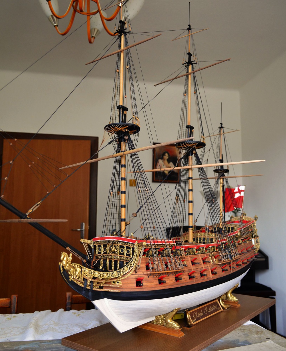 HMS ROYAL KATHERINE 1664 (Plná velikost v novém okně) HMS ROYAL KATHERINE 1664