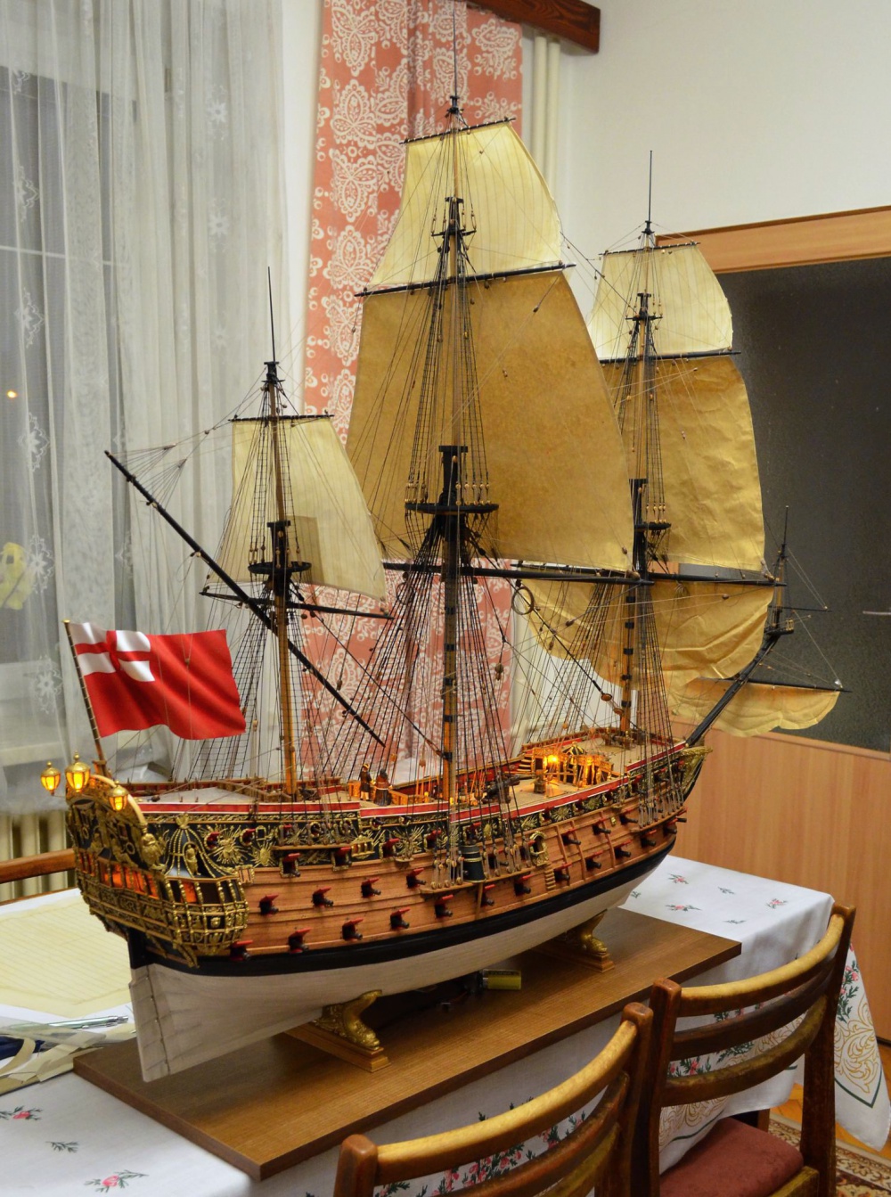 HMS ROYAL KATHERINE 1664 (Plná velikost v novém okně) HMS ROYAL KATHERINE 1664