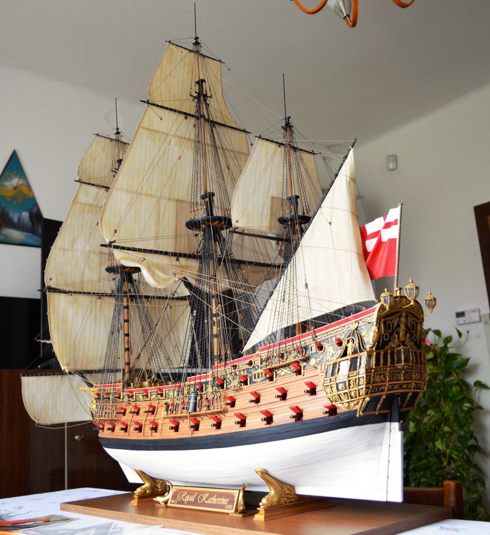 HMS ROYAL KATHERINE 1664 (Plná velikost v novém okně) HMS ROYAL KATHERINE 1664
