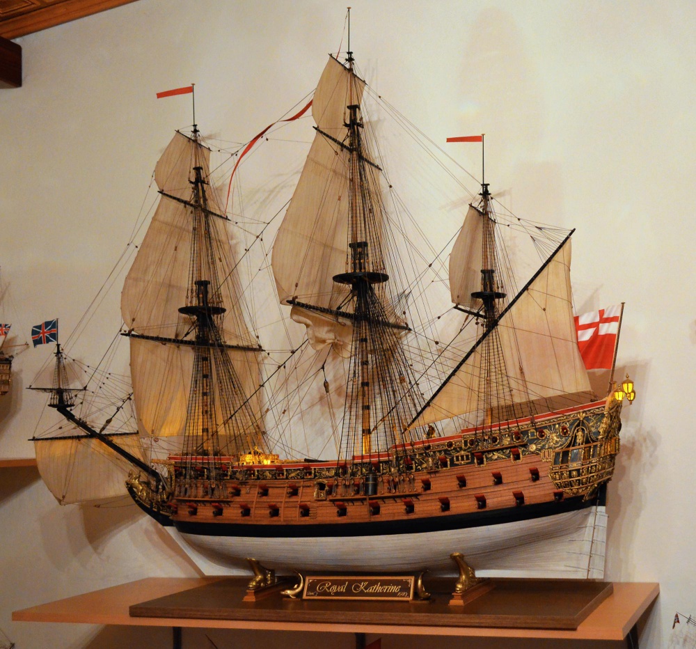 HMS ROYAL KATHERINE 1664 (Plná velikost v novém okně) HMS ROYAL KATHERINE 1664