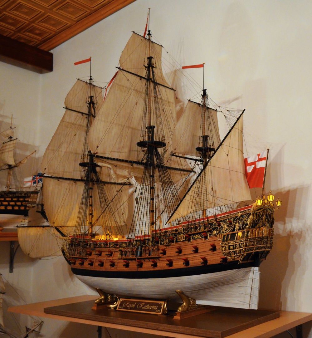 HMS ROYAL KATHERINE 1664 (Plná velikost v novém okně) HMS ROYAL KATHERINE 1664