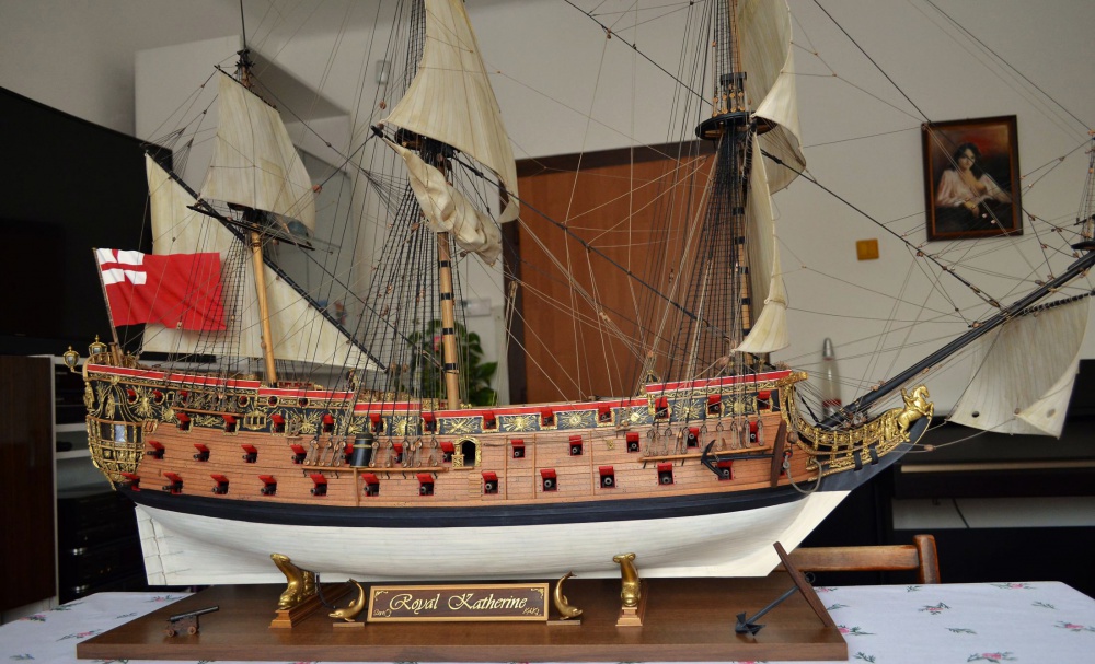 HMS ROYAL KATHERINE 1664 (Plná velikost v novém okně) HMS ROYAL KATHERINE 1664