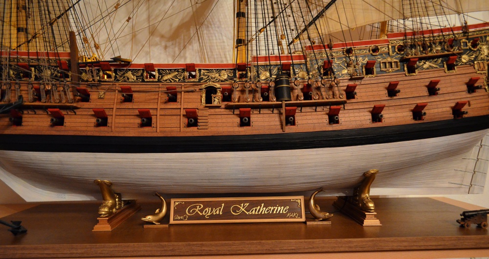 HMS ROYAL KATHERINE 1664 (Plná velikost v novém okně) HMS ROYAL KATHERINE 1664