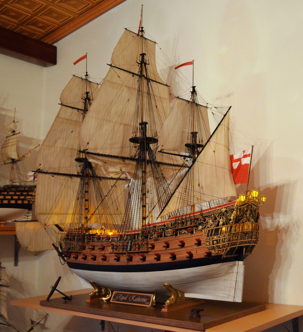 HMS ROYAL KATHERINE 1664 (Plná velikost v novém okně) HMS ROYAL KATHERINE 1664