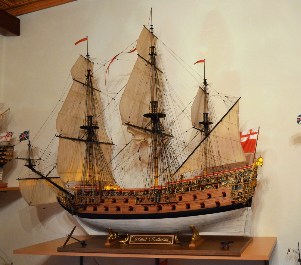 HMS ROYAL KATHERINE 1664 (Plná velikost v novém okně) HMS ROYAL KATHERINE 1664