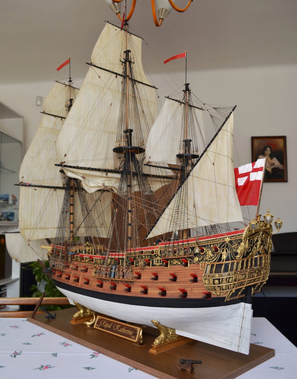 HMS ROYAL KATHERINE 1664 (Plná velikost v novém okně) HMS ROYAL KATHERINE 1664