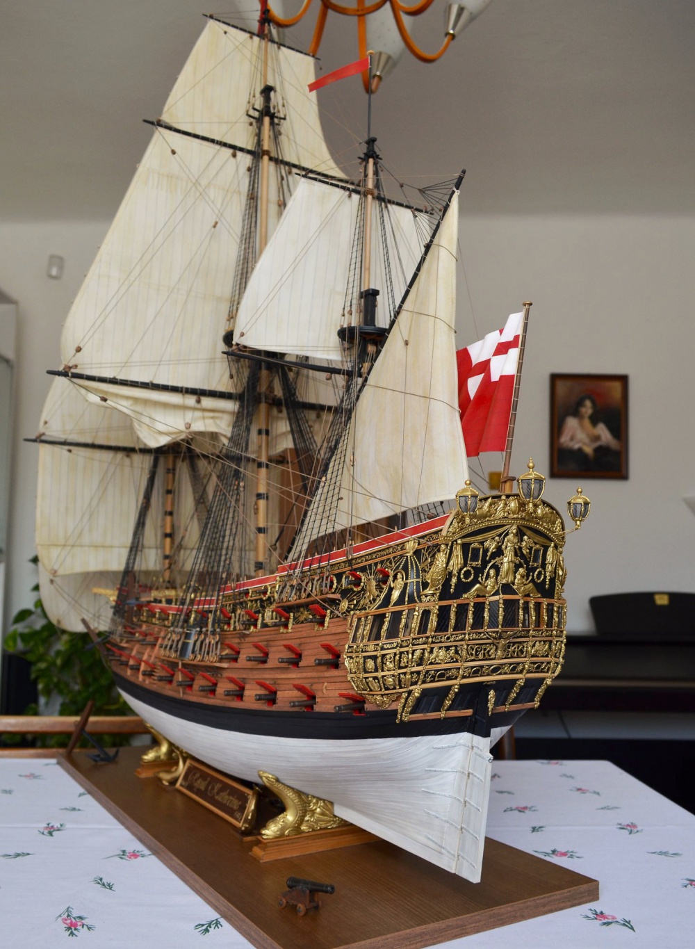 HMS ROYAL KATHERINE 1664 (Plná velikost v novém okně) HMS ROYAL KATHERINE 1664