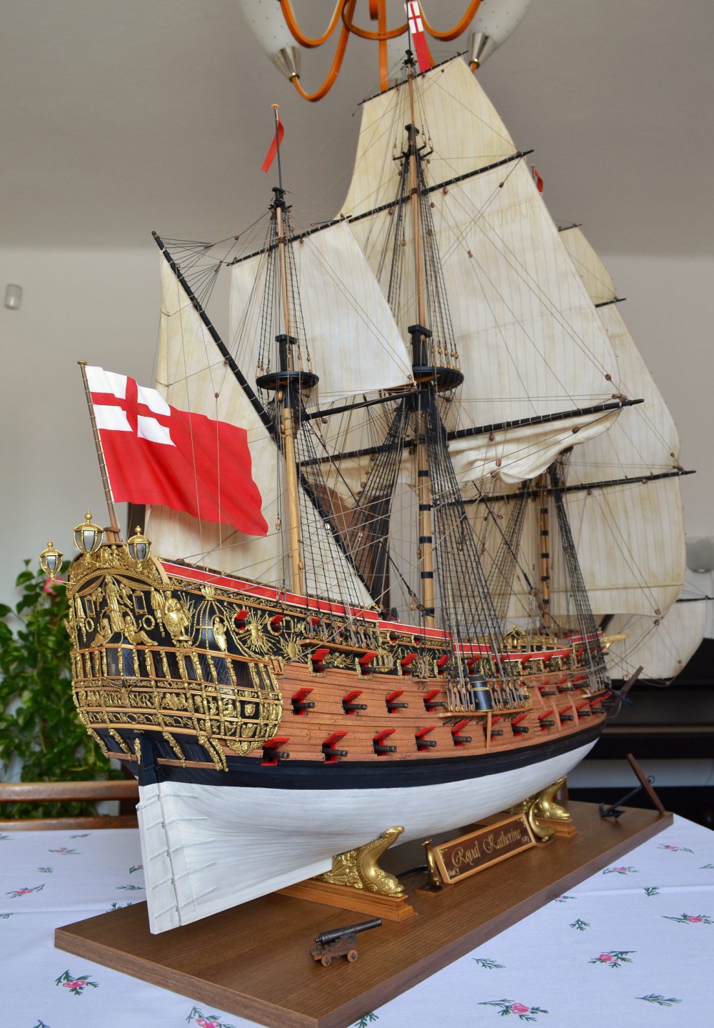 HMS ROYAL KATHERINE 1664 (Plná velikost v novém okně) HMS ROYAL KATHERINE 1664