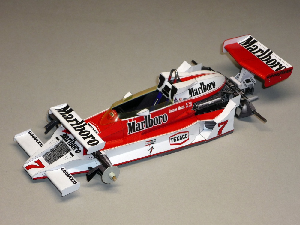 McLaren M26 - James Hunt - GP panělska 1978 (Plná velikost v novém okně) McLaren M26 - James Hunt - GP panělska 1978