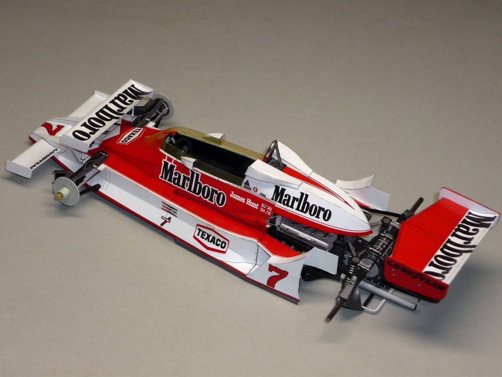 McLaren M26 - James Hunt - GP panělska 1978 (Plná velikost v novém okně) McLaren M26 - James Hunt - GP panělska 1978