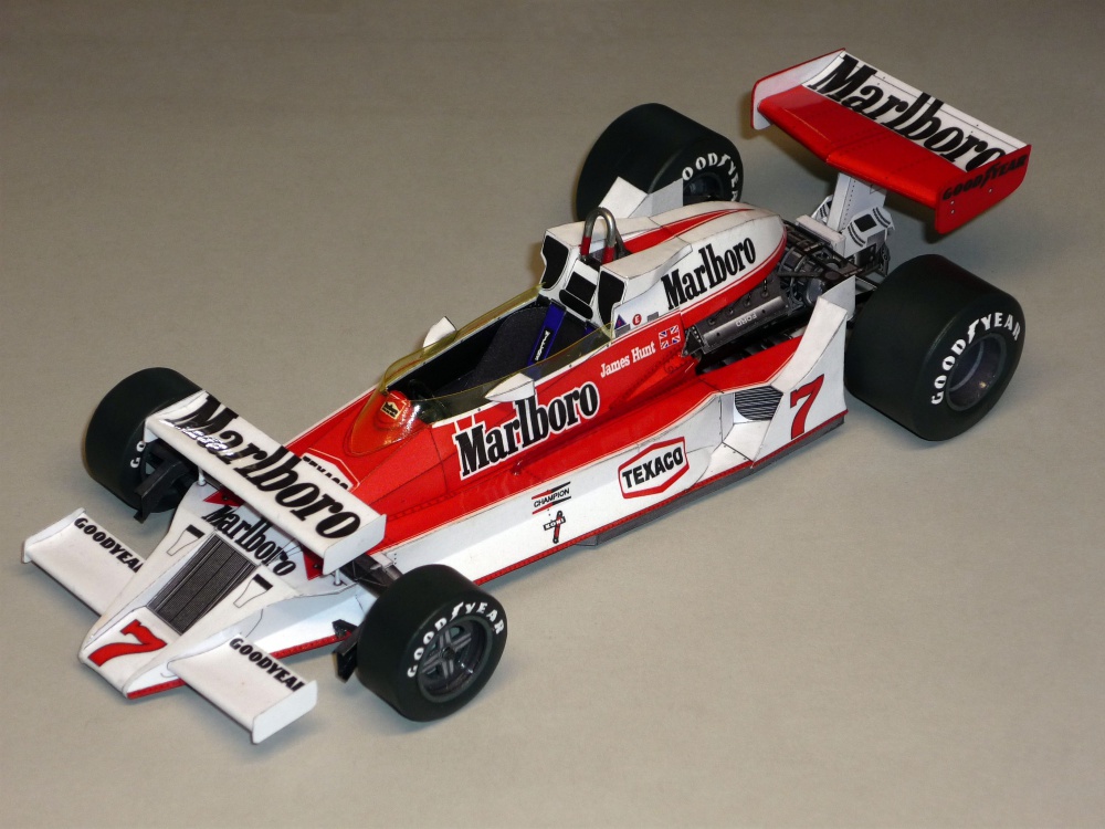 McLaren M26 - James Hunt - GP panělska 1978 (Plná velikost v novém okně) McLaren M26 - James Hunt - GP panělska 1978