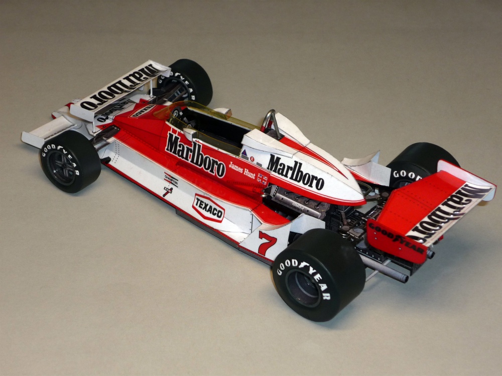 McLaren M26 - James Hunt - GP panělska 1978 (Plná velikost v novém okně) McLaren M26 - James Hunt - GP panělska 1978