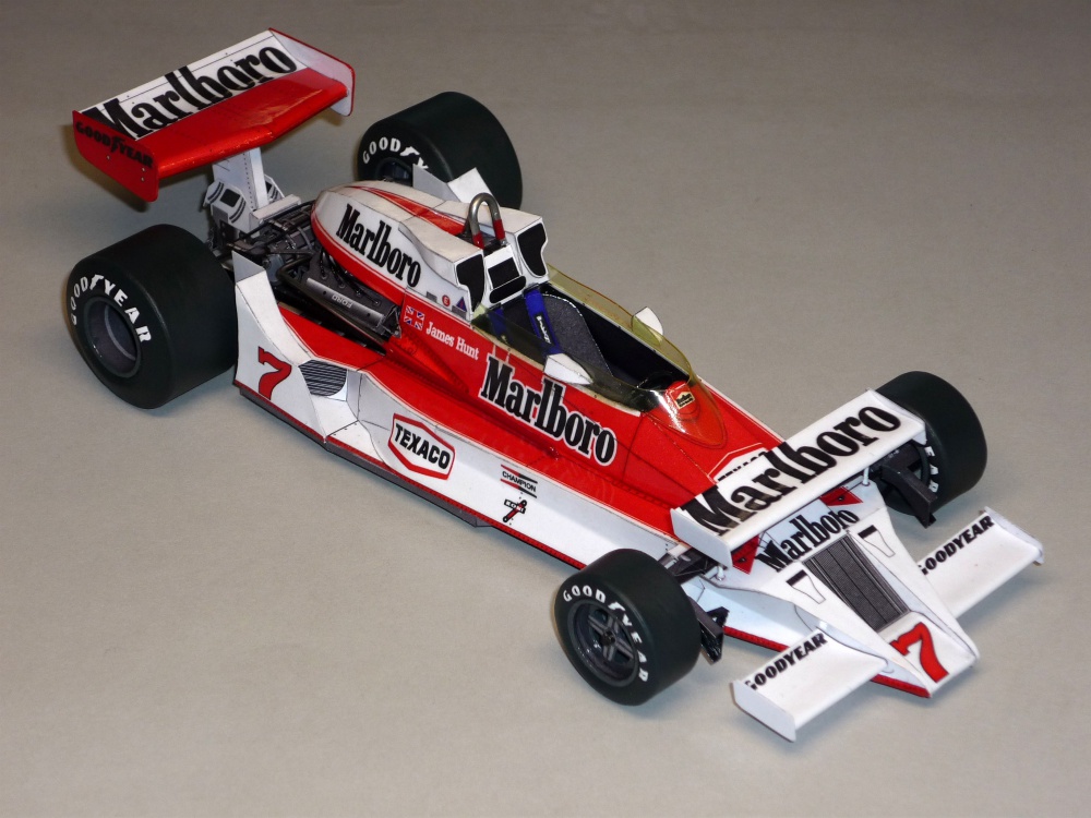 McLaren M26 - James Hunt - GP panělska 1978 (Plná velikost v novém okně) McLaren M26 - James Hunt - GP panělska 1978