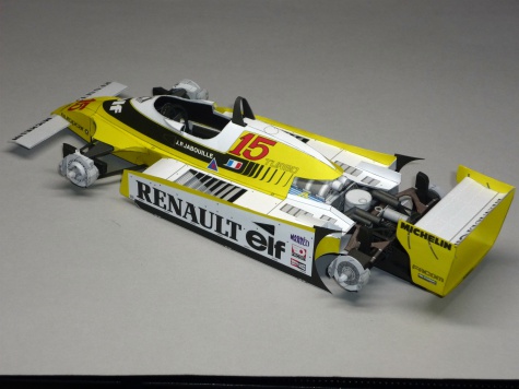 Renault RE-20 - J.P.Jabouille - GP USA West 1980 Renault RE-20 - J.P.Jabouille - GP USA West 1980