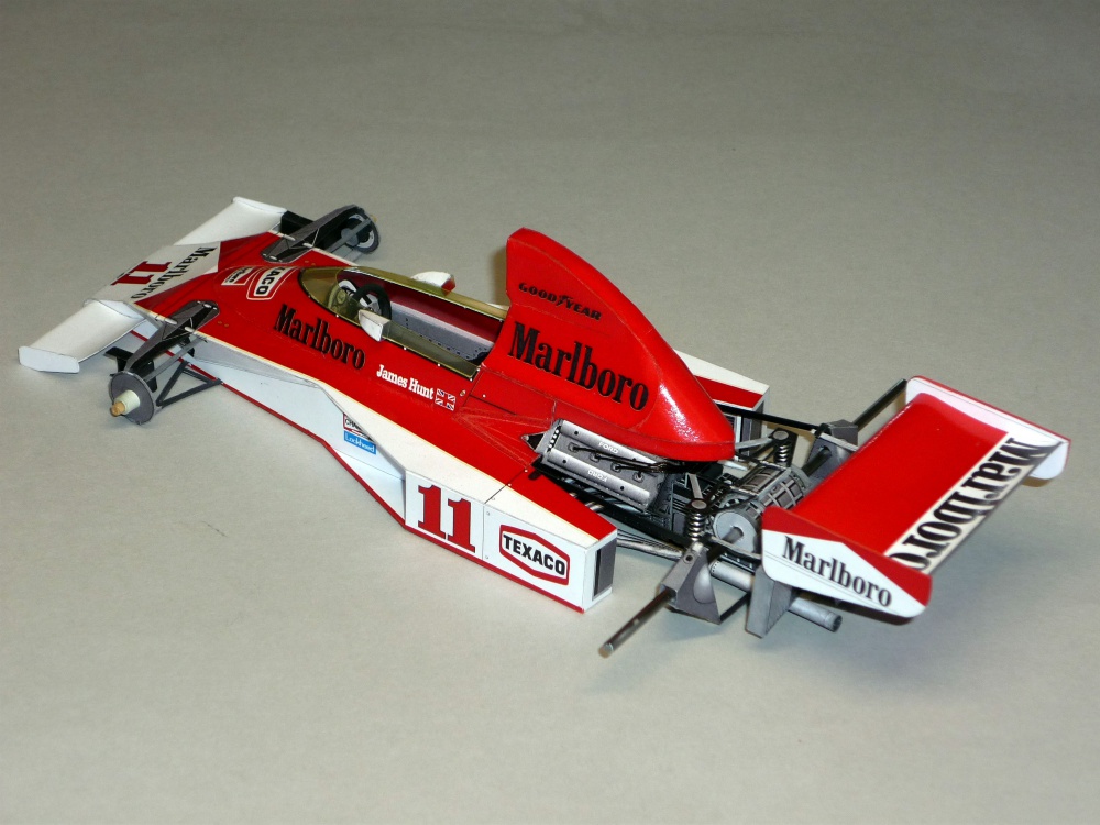 McLaren M23 - James Hunt - GP USA West 1976 (Plná velikost v novém okně) McLaren M23 - James Hunt - GP USA West 1976