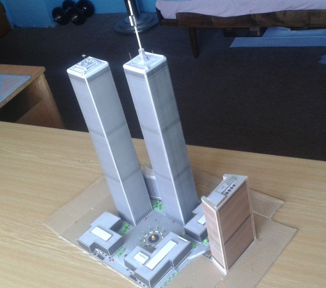 World Trade Center (WTC), Twin Towers - 1:1100 World Trade Center (WTC), Twin Towers - 1:1100