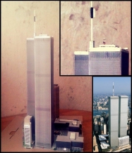 World Trade Center (WTC), Twin Towers - 1:1100