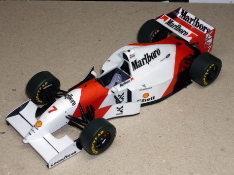 McLaren MP 4/8 - M. Andretti - GP Maďarska - 1993 McLaren MP 4/8 - M. Andretti - GP Maďarska - 1993