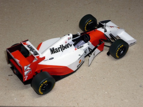 McLaren MP 4/8 - M. Andretti - GP Maďarska - 1993 McLaren MP 4/8 - M. Andretti - GP Maďarska - 1993
