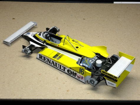 Renault RE-30 - René Arnoux - GP Francie 1981 Renault RE-30 - René Arnoux - GP Francie 1981