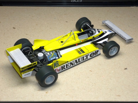Renault RE-30 - René Arnoux - GP Francie 1981 Renault RE-30 - René Arnoux - GP Francie 1981