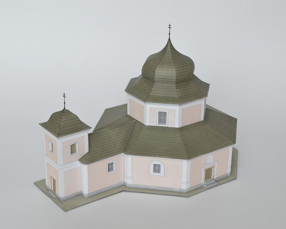 Kostol sv. Barbory, Pročevily (Plnďż˝ velikost v novďż˝m oknďż˝) Kostol sv. Barbory, Pročevily