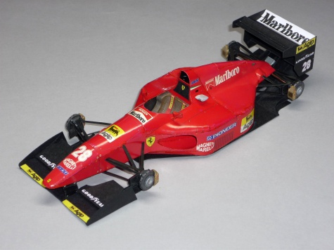 Ferrari 412T1 - Gerhard Berger - GP Monaka 1994 Ferrari 412T1 - Gerhard Berger - GP Monaka 1994