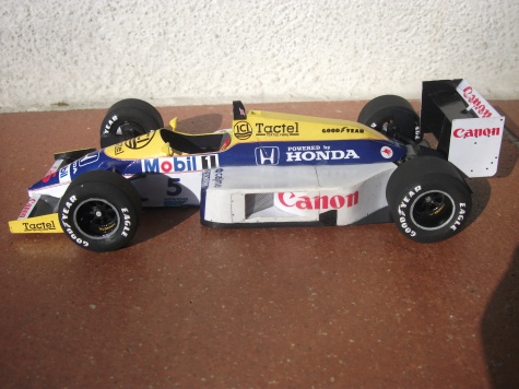 Williams FW1, Nigel Mansell, GP Belgium, 1986 Williams FW1, Nigel Mansell, GP Belgium, 1986