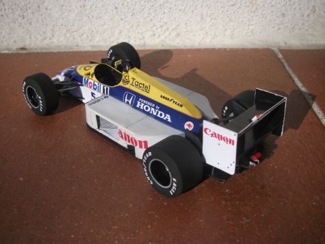 Williams FW1, Nigel Mansell, GP Belgium, 1986 Williams FW1, Nigel Mansell, GP Belgium, 1986
