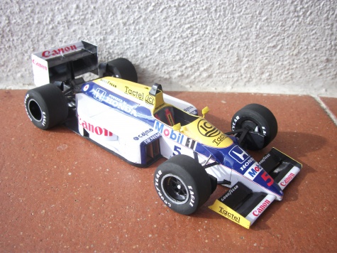 Williams FW1, Nigel Mansell, GP Belgium, 1986 Williams FW1, Nigel Mansell, GP Belgium, 1986