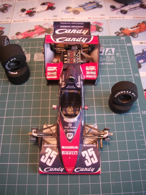 Toleman TG183B, Derek Warwick, 1983 Toleman TG183B, Derek Warwick, 1983