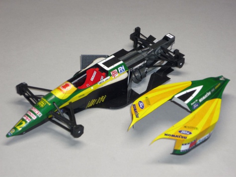 Lotus 107 - Johnny Herbert - GP Belgie 92 Lotus 107 - Johnny Herbert - GP Belgie 92