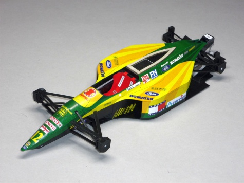 Lotus 107 - Johnny Herbert - GP Belgie 92 Lotus 107 - Johnny Herbert - GP Belgie 92