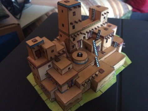 Indianské pueblo z jihozápadu USA Indianské pueblo z jihozápadu USA