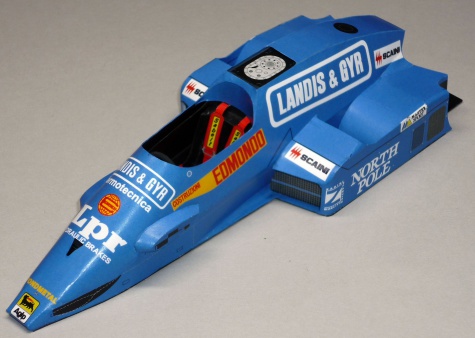 Osella FA1F - Gabriele Tarquini - GP San Marina 1987 Osella FA1F - Gabriele Tarquini - GP San Marina 1987