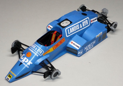 Osella FA1F - Gabriele Tarquini - GP San Marina 1987 Osella FA1F - Gabriele Tarquini - GP San Marina 1987
